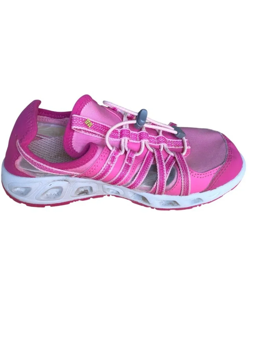 Columbia Okolona Youth Girls 3 Outdoor Water Shoes Hiking Pink Techlite Sole Lig